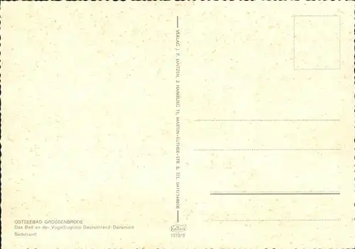 Grossenbrode Ostseebad Suedstrand Vogelfluglinie Deutschland Daenemark / Grossenbrode /Ostholstein LKR