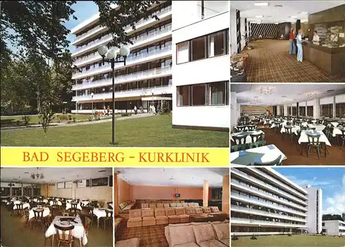 Bad Segeberg Kurklinik Empfang Speisesaal Aufenthaltsraum Kat. Bad Segeberg