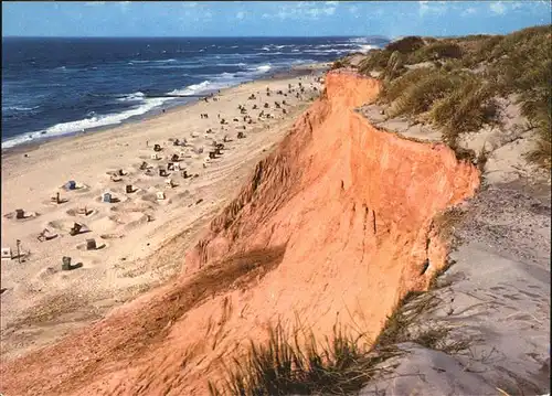 Kampen Sylt Rotes Kliff Strand Kat. Kampen (Sylt)