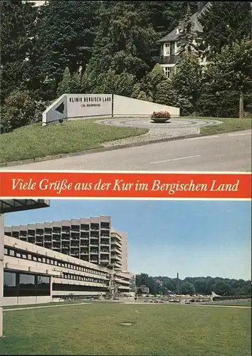 Ronsdorf Kurklinik Bergisch Land Kat. Wuppertal