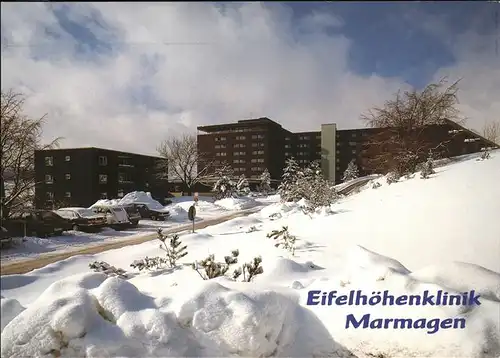 Marmagen Eifelhoehenklinik im Winter Kat. Nettersheim