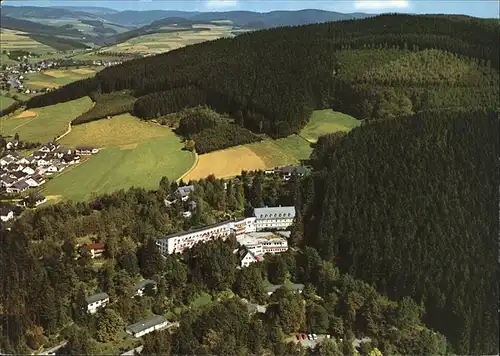 Bad Berleburg Klinik Wittgenstein Fliegeraufnahme Kat. Bad Berleburg