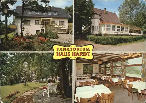 Holzem Eifel Sanatorium Haus Hardt Speisesaal Park Kat. Bad Muenstereifel