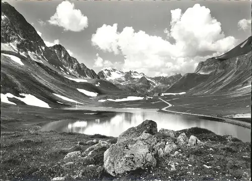 Albula Albula Hospiz mit Piz Piramida Kat. Albula