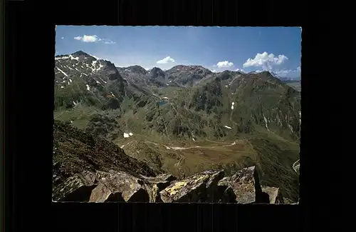 Disentis GR Blick auf Tomasee u.Piz Badus Kat. Disentis