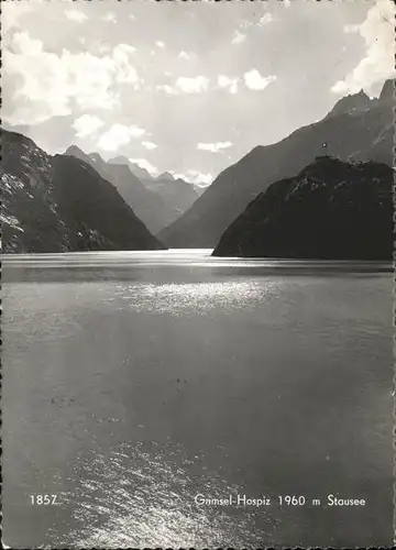 Grimsel Grimsel Hospiz mit Stausee Kat. Grimsel