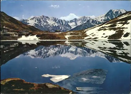 Oberalp Oberalppasshoehe mit Oberalpsee Kat. Oberalp