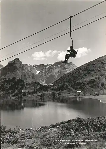 Jochpass Blick von der Jochpass Seilbahn auf den Truebsee Kat. Jochpass