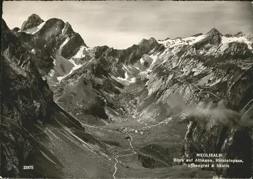 Appenzell IR Meglisalp Kat. Appenzell