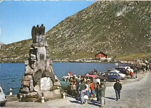 St Gotthard Passh?he mit Guex Monument Kat. Gotthard St.