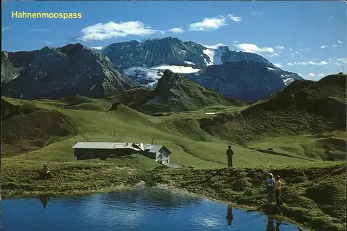 Hahnenmoospass mit Berghotel Hahnenmoos Kat. Hahnenmoospass