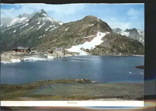 Grimsel Passh?he mit Bergsee Kat. Grimsel