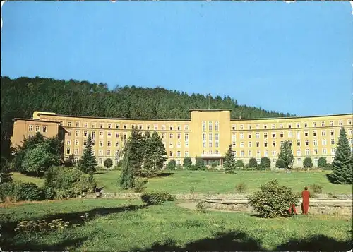 Erlabrunn Erzgebirge Bergarbeiterkrankenhaus "Dr.Georg Benjamin" Kat. Breitenbrunn Erzgebirge