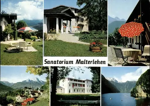 Berchtesgaden Sanatorium Malterlehen Kat. Berchtesgaden