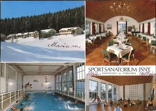 Isny Allgaeu Sportsanatorium Kat. Isny im Allgaeu