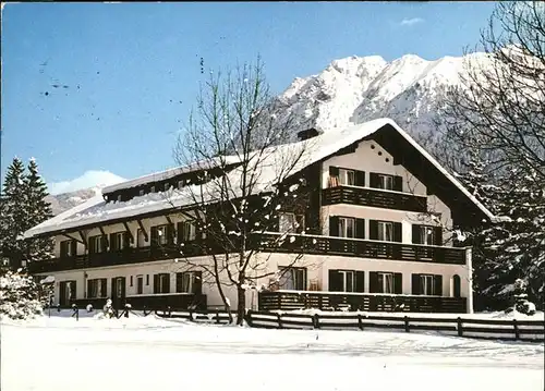 Oberstdorf Hotel Garni "Luitpold" im Winter Kat. Oberstdorf