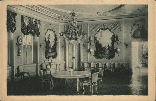 Pillnitz Lustschloss Kleiner Speisesaal Kat. Dresden