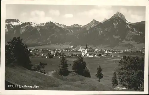 Reutte Tirol Panorama mit Gernspitze Kat. Reutte