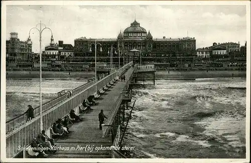 Scheveningen Kurhaus mit Pier Kat. Scheveningen