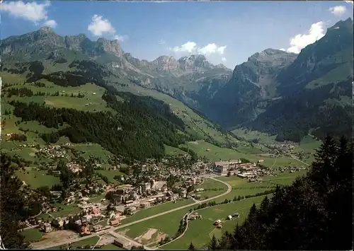 Engelberg OW Panorama Sommer und Winterkurort Alpenblick Kat. Engelberg