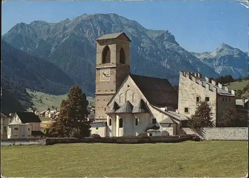 Muestair Klosterkirche St. Johann erbaut um 800 Karl der Grosse Kat. Muestair