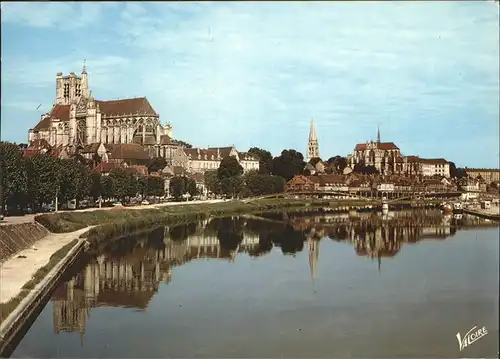 Auxerre L Yonne Cathedrale Saint Etienne Abbatiale Saint Germain Reine Clothilde Kat. Auxerre