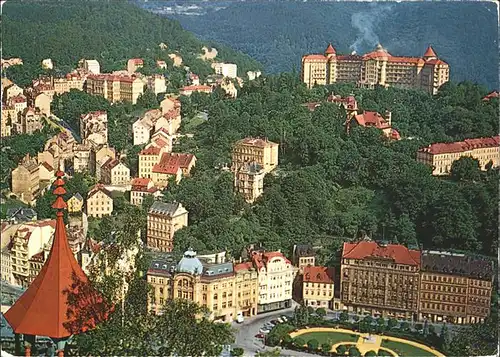 Karlovy Vary Pohled z Jeleniho skoku / Karlovy Vary /