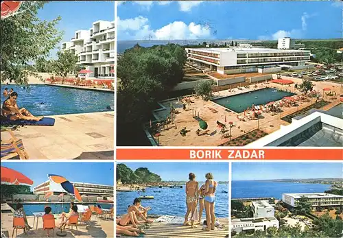 Zadar Hotelanlage Borik Swimming Pool Strand Kat. Zadar