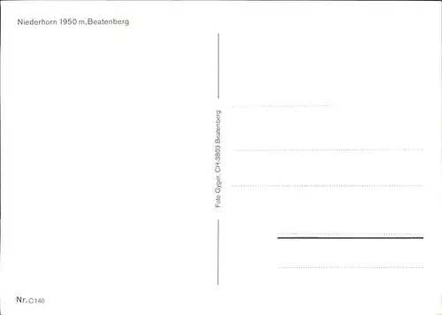 Beatenberg Niederhorn Berggasthof Sender Aussichtsplattform Alpenpanorama Thunersee Kat. Beatenberg