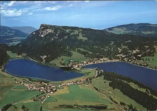 Le Pont VD Vue aerienne Les Charbonnieres Lac de Joux Lac Brenet Dent de Vaulion Kat. Le Pont