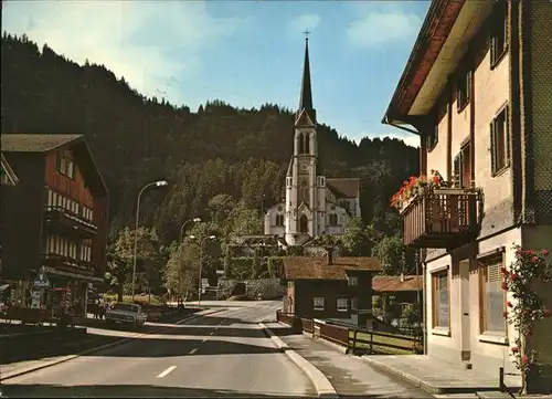 Lungern Ortsstrasse Pfarrkirche Kat. Lungern