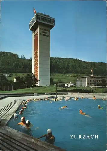 Zurzach Turmhotel Thermalquelle Thermalbad Kat. Zurzach