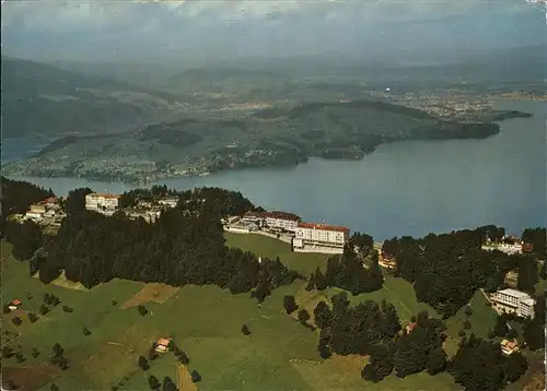 Buergenstock Blick auf Vierwaldstaettersee Fliegeraufnahme Kat. Buergenstock