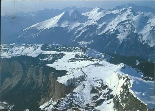 Avoriaz Pointe de Nantaux Mont de Grange Wintersportplatz Alpenpanorama Franzoesische Alpen Kat. Morzine