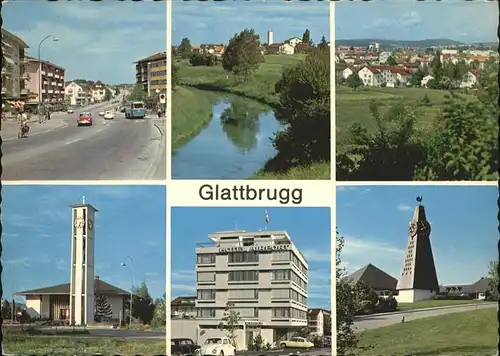 Glattbrugg Teilansichten Kirche Hotel Airport Kat. Glattbrugg