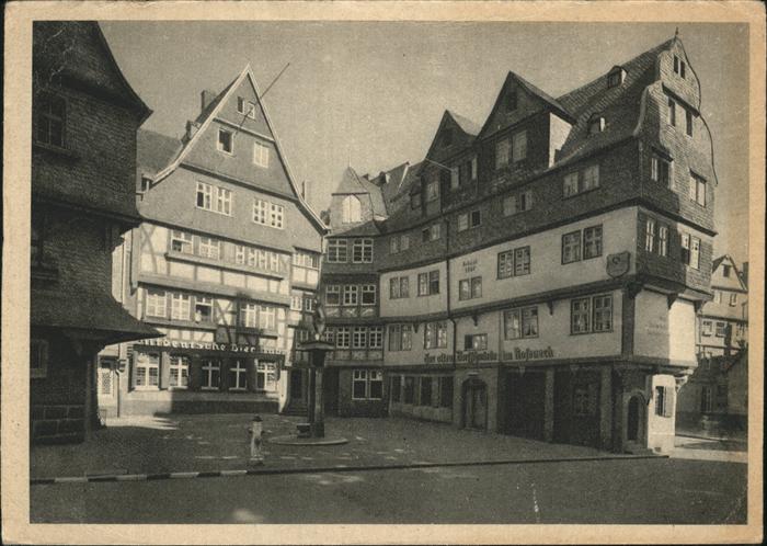 Frankfurt Main Ehemalige Buttermarkt am Dom Rosenbusch