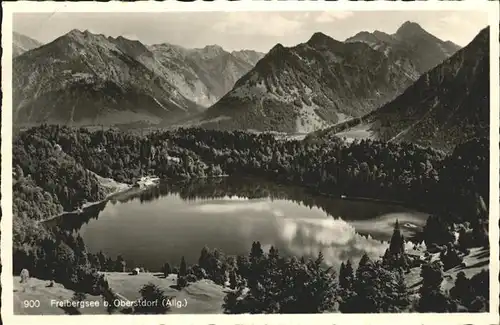 Oberstdorf Freibergsee Panorama Allgaeuer Alpen Kat. Oberstdorf