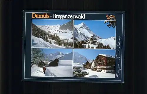 Damuels Vorarlberg Teilansichten Wintersportplatz Bregenzerwald Kat. Damuels