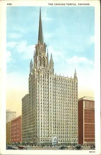 Chicago Illinois The Chicago Temple Kat. Chicago