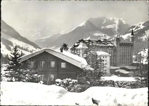 Gstaad Hotel Alpenpanorama Wintersportplatz Kat. Gstaad