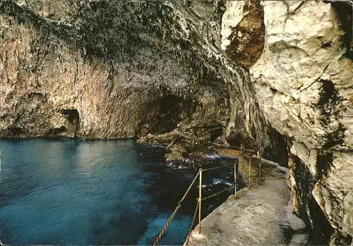 Hoehlen Caves Grottes Castro Marina Grotta Zinzulusa Lecce Kat. Berge