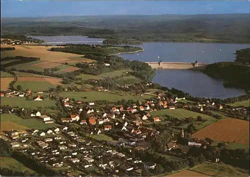 Staudamm Pumpspeicherkraftwerk Moehnesee Delecker Bruecke Kat. Gebaeude