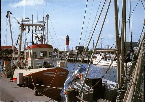 Fischerei Hafen Leuchtturm Buesum Kat. Handwerk