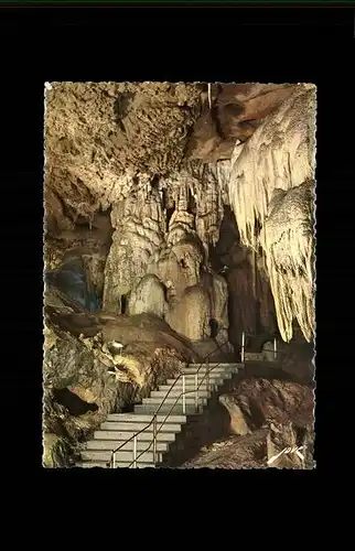 Hoehlen Caves Grottes Betharram Colonne geante Kat. Berge