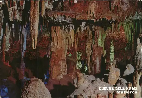 Hoehlen Caves Grottes Cuevas dels Hams Mallorca Kat. Berge