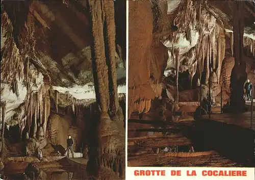 Hoehlen Caves Grottes Grotte de la Cocaliere Languedoc Cevennes Kat. Berge