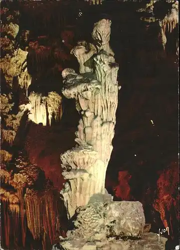Hoehlen Caves Grottes Grotte des Demoiselles Herault Vierge a l Enfant Kat. Berge