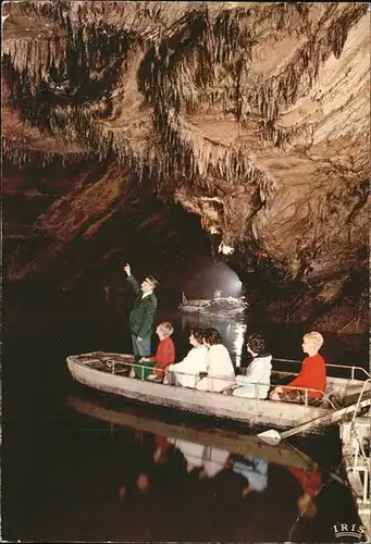 Hoehlen Caves Grottes Han s Lesse Salle d embarquement Kat. Berge