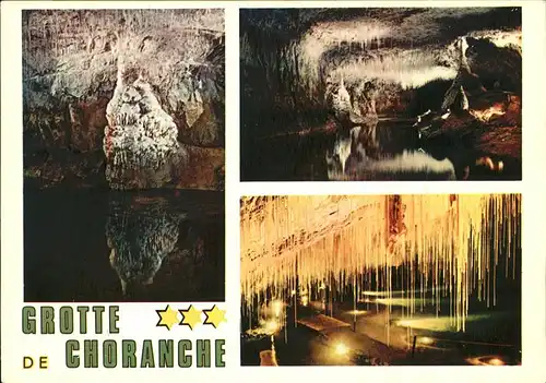 Hoehlen Caves Grottes Grotte de Choranche Isere Kat. Berge