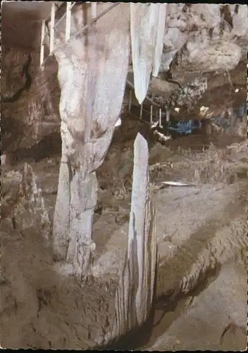Hoehlen Caves Grottes Betharram Colonne en Formation Kat. Berge